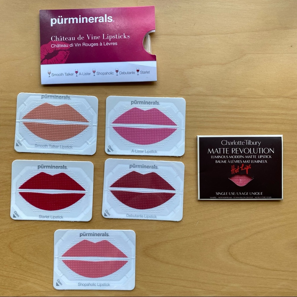 NEW Charlotte Tilbury & Purminerals Lipsticks